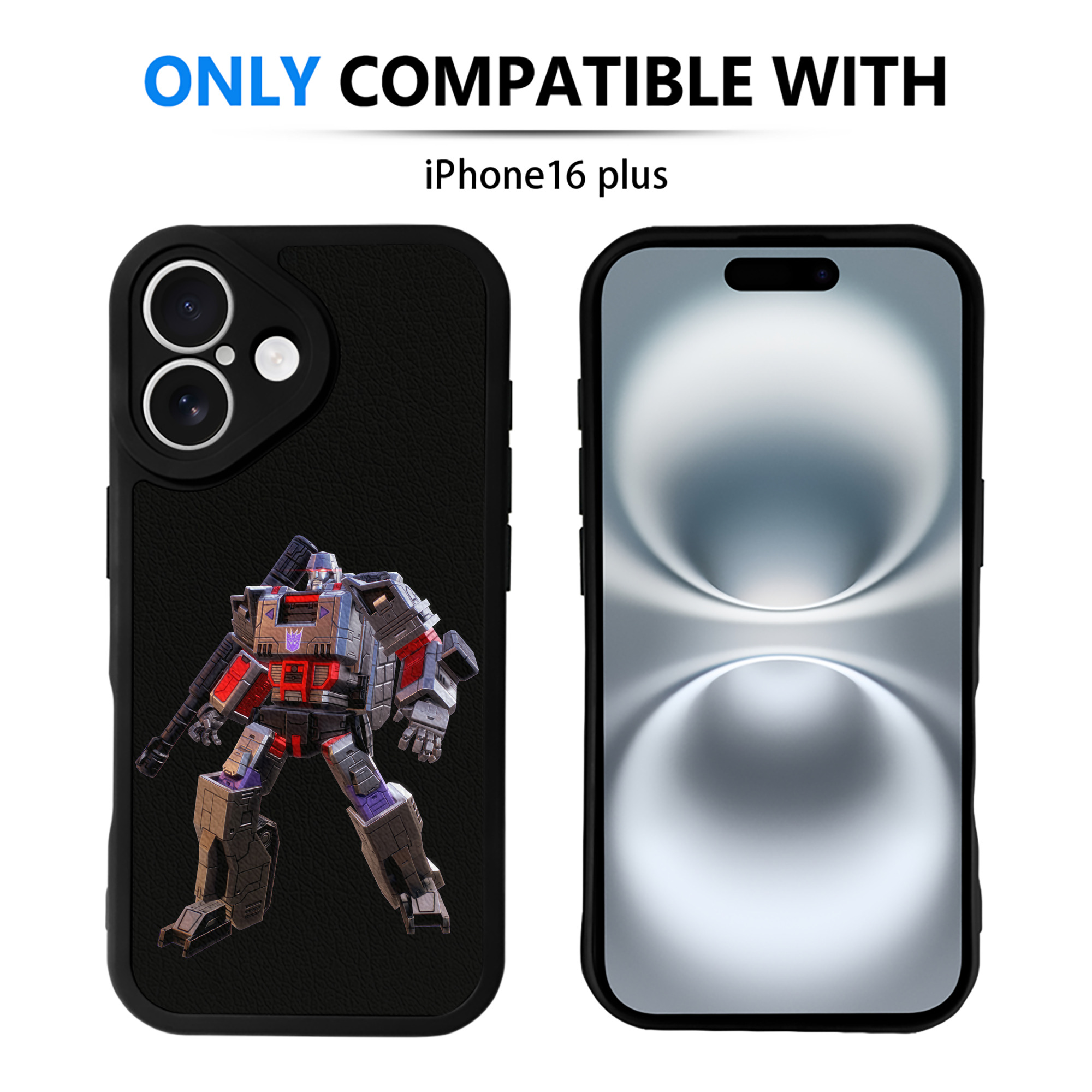 （画像用）  【iPhone 16シリーズ対応】シリコンスマホケース（レザー調） 材質：シリコン